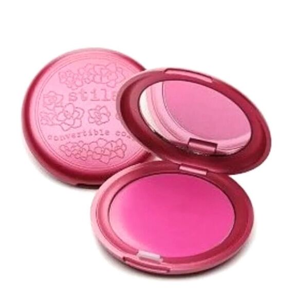 STILA Convertible lip & cheek cream in fuchsia. Barbie Baby pink blush color - Picture 4 of 6